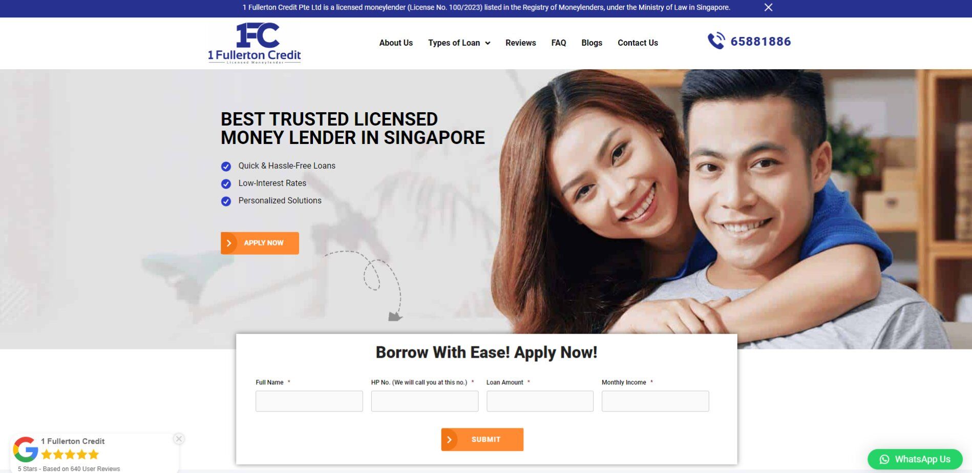 Best Licensed Money Lender in Singapore - Moneylender Review